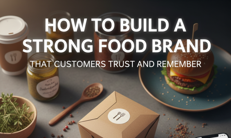 How to Build a Strong Food Brand That Customers Trust and Remember